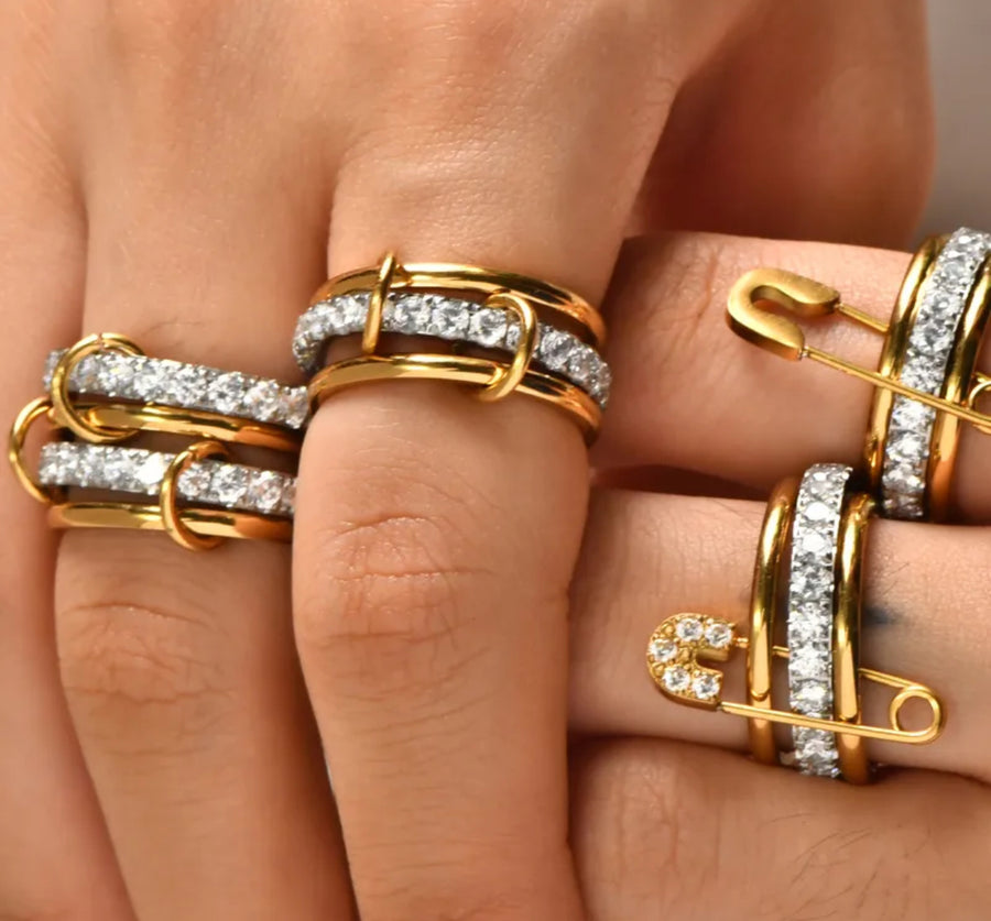 Bague Sofia Plaqué Or: Élégance et Design Original